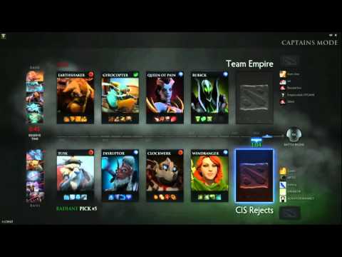 Empire vs CIS Rejects Game 1 - MLG WF EU Qualifier - @durkadota @Blitz_DOTA