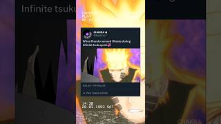 When Naruto sensed Hinata during Infinite tsukuyomi💞 #naruto #hinata #shorts