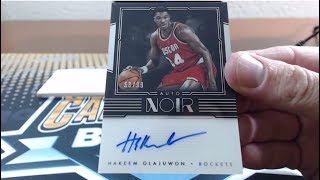 2017-18 Panini Noir Basketball 4 Box Case Break #2