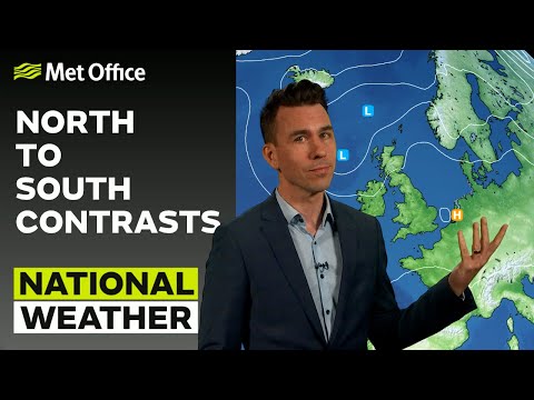 23/08/23 – Rain and Cloud for North – Afternoon Weather Forecast UK – Met Office Weather