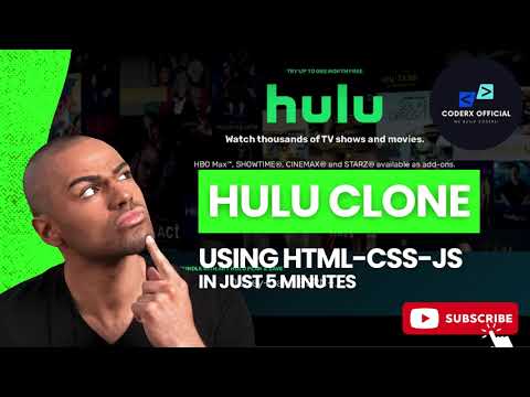 HULU CLONE LANDING PAGE  | HTML CSS PROJECTS | EASY MINIPROJECTS | FRONTEND PROJECTS | HTML CSS JS