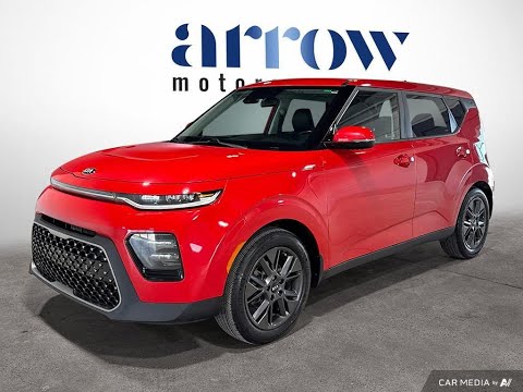 2020 Kia Soul in Red for sale at Arrow Motors in Aylmer, ON