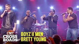 Boyz II Men &amp; Brett Young Perform &#39;Motownphilly&#39; | CMT Crossroads