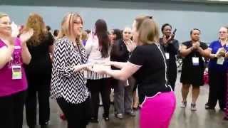 Pure Romance National Training 2015 Tosha McLain Board Breaking