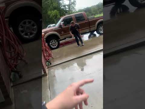 Girl and her dad are firefighters so they prank her boyfriend, who’s a cop with a doughnut.