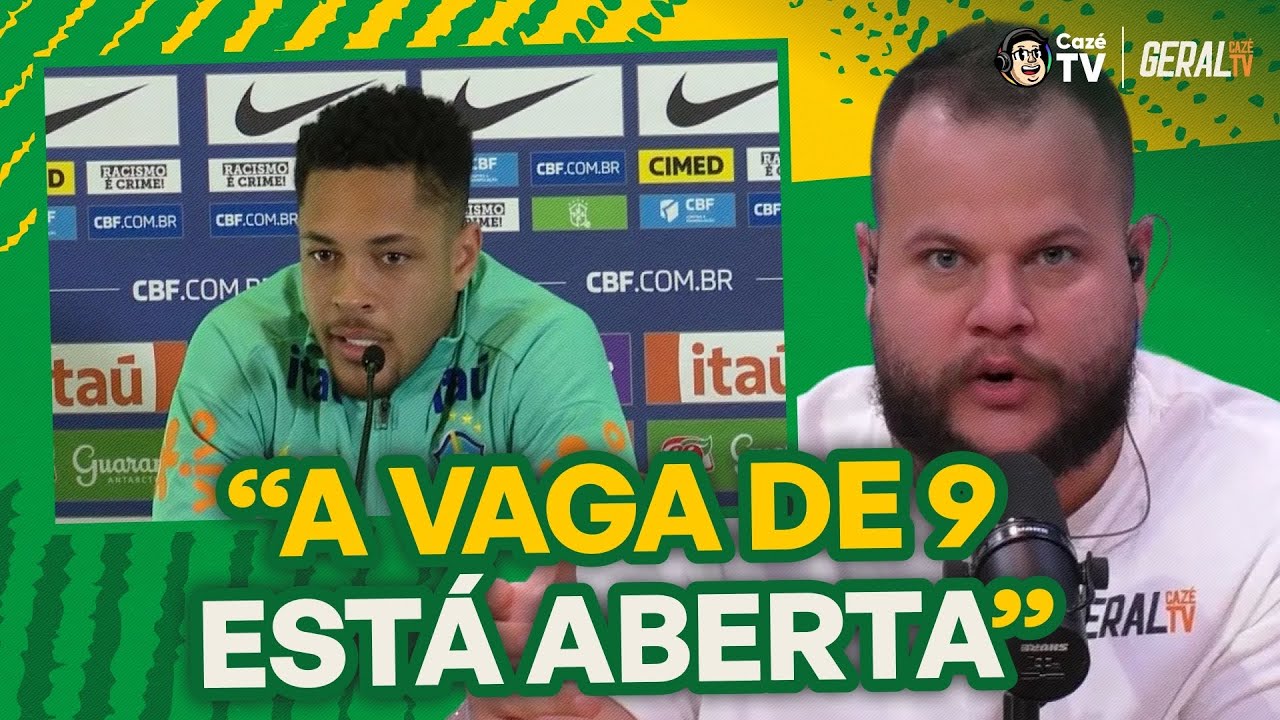 VITOR ROQUE FALA SOBRE A POSSIBILIDADE DE SER 9 DA SELEÇÃO NA COPA DO MUNDO | GERAL CAZÉTV