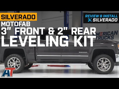 2007-2018 Silverado and Sierra MotoFab 3" Front & 2" Rear Leveling Kit Review & Install