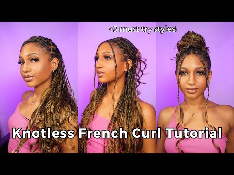 French Curl Braids: EASY Step-By-Step Tutorial |...