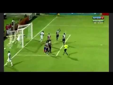 Gol de Joel - Santa Cruz 0 X 2 Santos - Campeonato Brasileiro 2016  - 12/06/2016