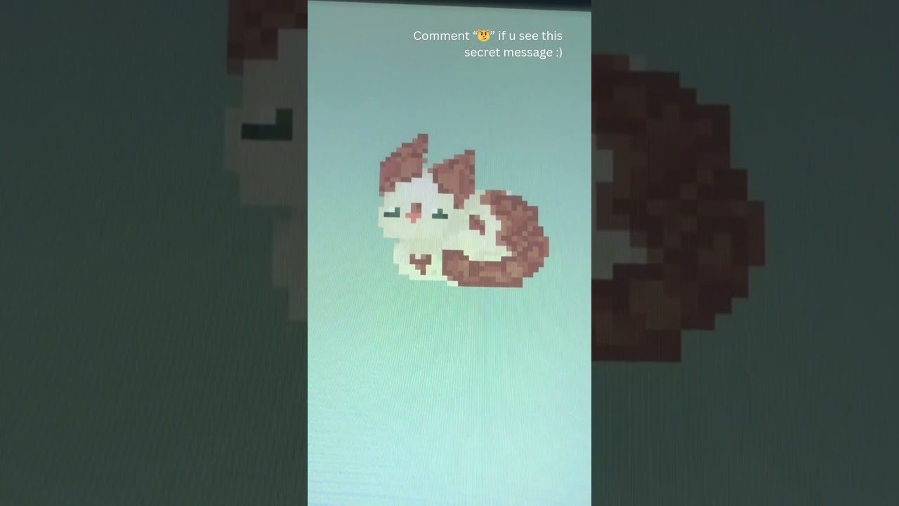 I tried pixel art! #pixilart #pixelart #cat #cuteart