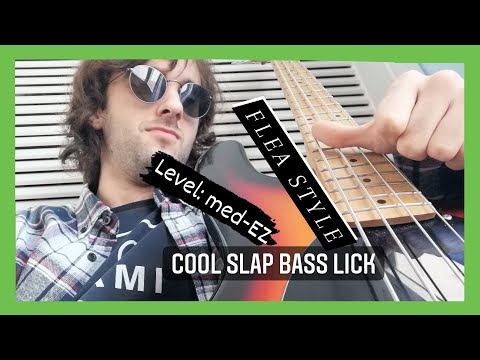 ✅Cool Bass licks to learn #02 How to Play FLEA Slap style on Harley Benton Level: Medium-easy (2020)