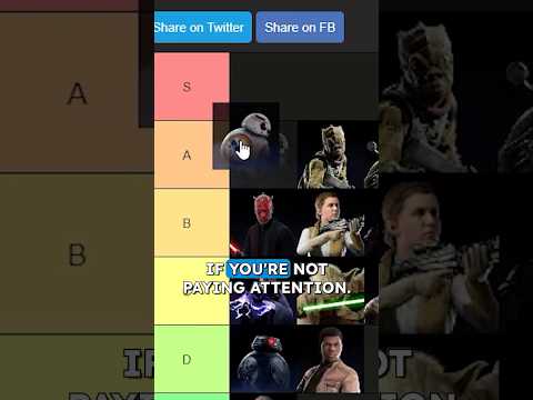 Heroes & Villains Tier List - Star Wars Battlefront 2 (2025)