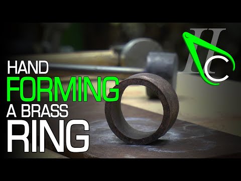 Hand Forming a Brass Ring