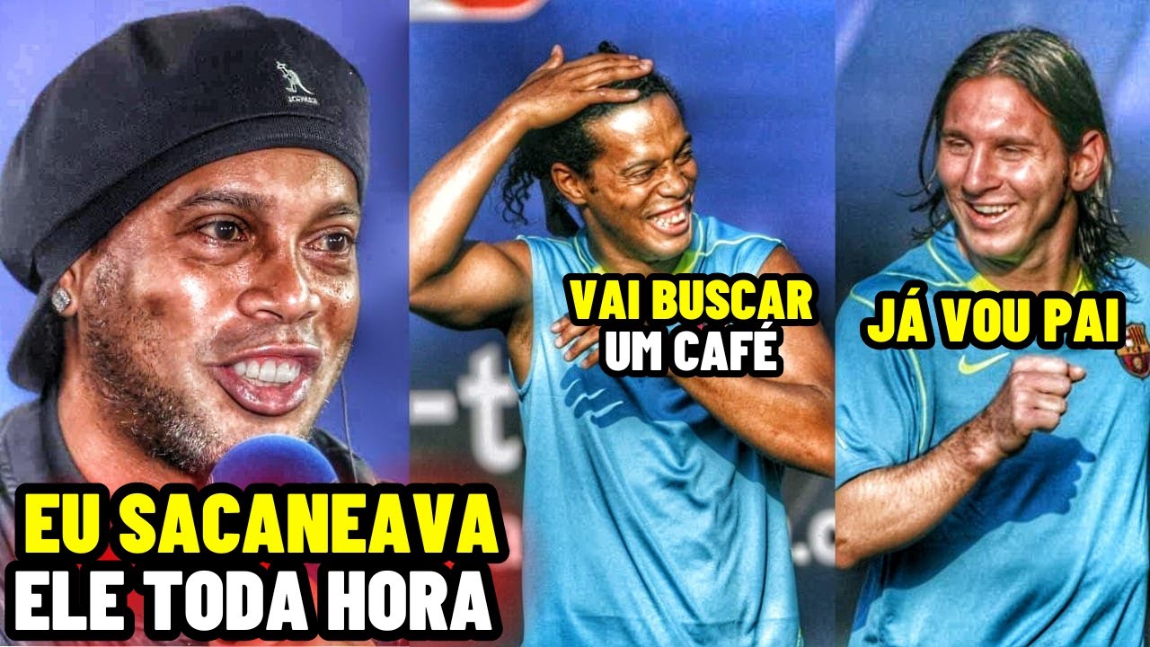 MESSI SE EMOCIONA AO LEMBRAR DO RONALDINHO GAÚCHO