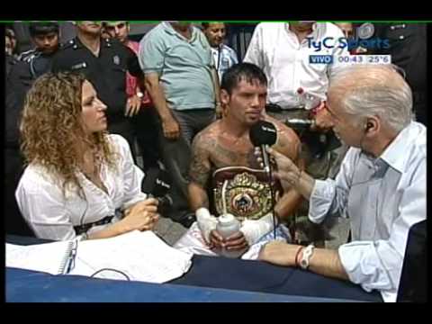 DIEGO "La Joya" CHAVES - INTERVIEW POST MIRANDA RING SIDE - TyC