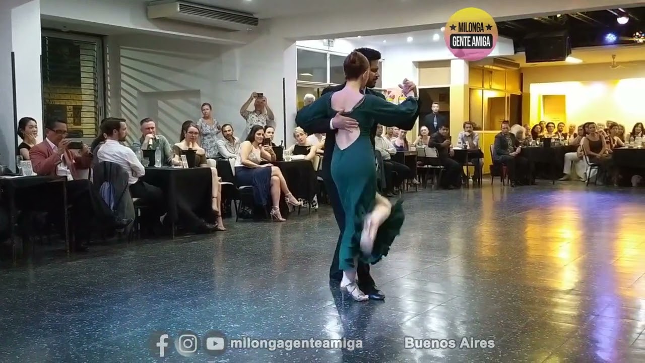 Alejandro Beron y Kelly Lettieri.- Milonga Gente Amiga - 11/FEB/2024 (1/3)