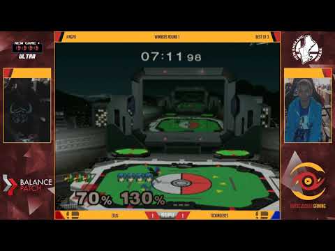 NGPU 59 SSBM - Zeus (Falco) vs. Tichinde925 (Fox, Marth) - Melee WR1