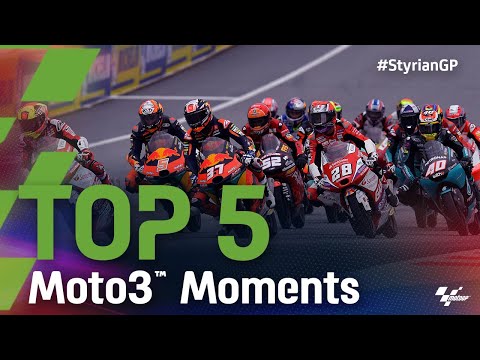 Top 5 Moto3™ Moments | 2021 #StyrianGP