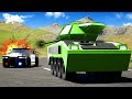 Lego TANK Interrupts Police Chase Brick Rigs