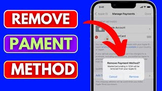 How to Remove/Delete Payment method on iPhone with active subscription / iCloud / Unable to Remove