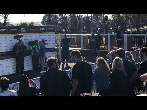 2019 Lightweight TT Michael Dunlop Winners Enclosure