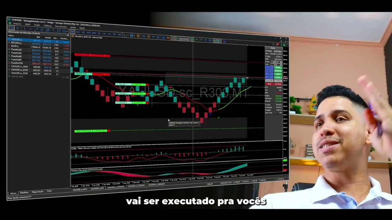 Vídeo de demonstração MT-5 PRO