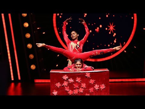 D4 Junior Vs Senior I Acrobatic dance of Sajin I Mazhavil Manorama
