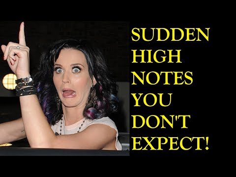 SUDDEN HIGH NOTES YOU DON'T EXPECT!