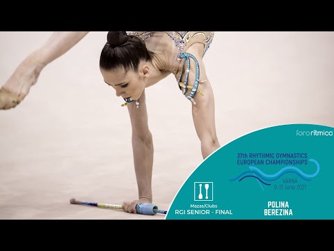 Polina Berezina (mazas / clubs) - Final Individual European Championship Varna 2021