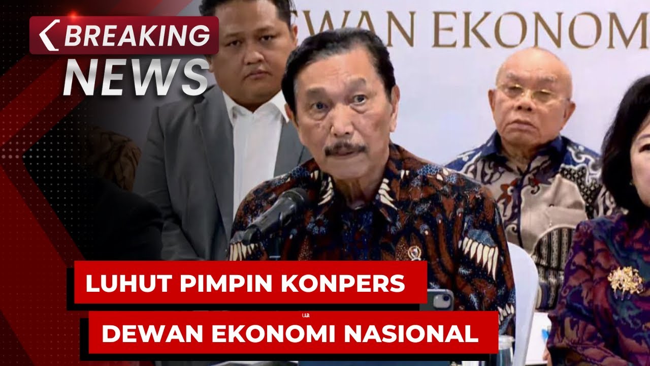 BREAKING NEWS - Konpers Luhut Terkait Digitalisasi hingga Rekomendasi Pengambilan Keputusan