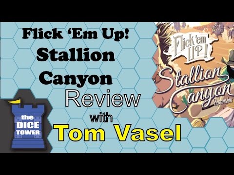 Dice Tower Reviews: Flick 'em Up! Stallion Canyon