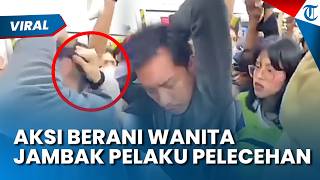 Berani Lawan! Wanita Jambak dan Labrak Pelaku Pelecehan di KRL Jakarta Kota-Nambo