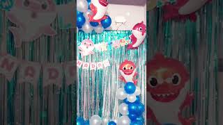 Download lagu DEKOR ULTAH ANAK TEMA BABYSHARK SEDERHANA mp3
