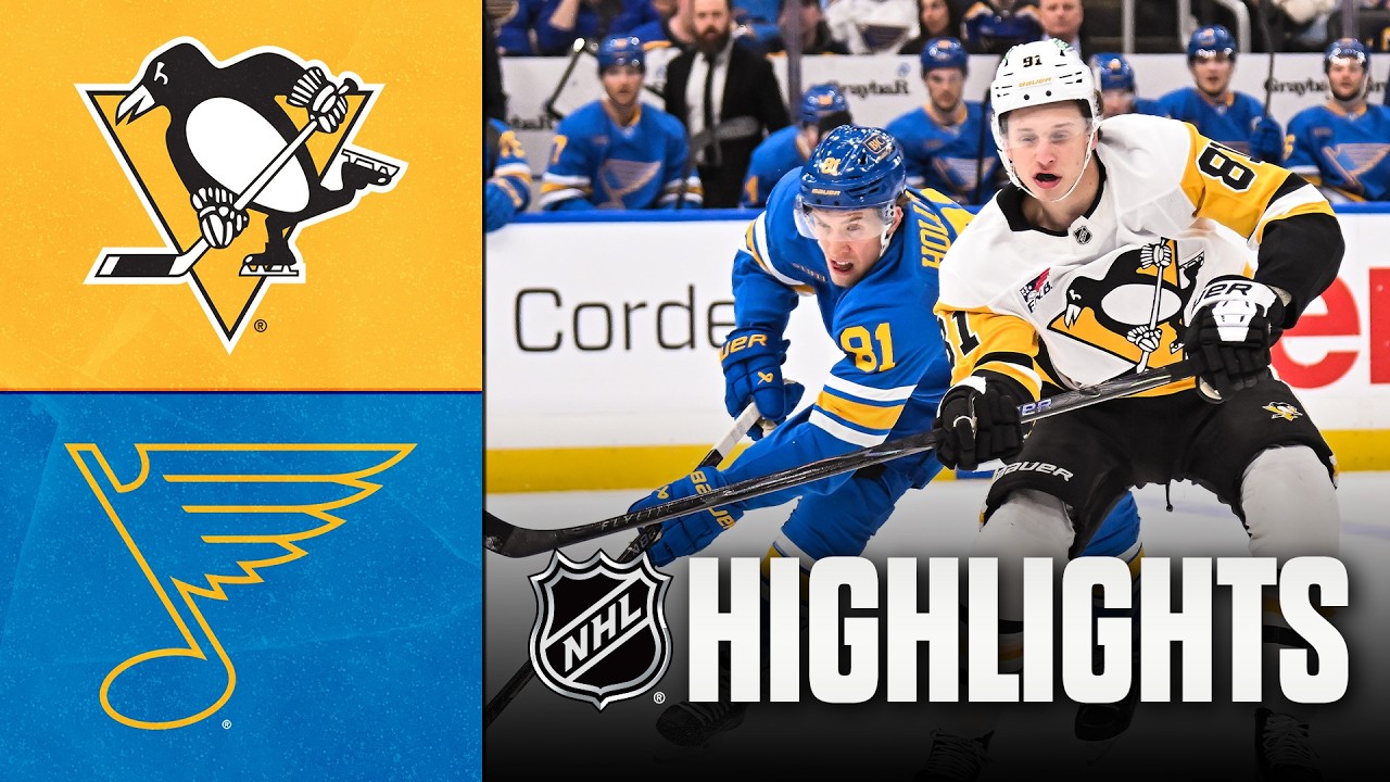 Penguins vs. Blues | NHL Highlights | April 14, 2026