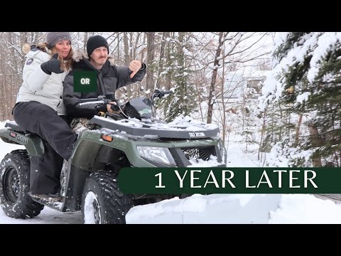 ATV Snow Plowing | Kolpin Switchblade | 1 Year Update