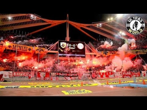 ● Ultras in Athens & N. Filadelfeia ● || AEK vs Olympiakos || 11.03.15