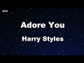 Karaoke♬ Adore You - Harry Styles 【No Guide Melody】 Instrumental