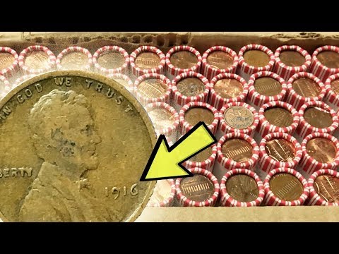 GOLDEN STATE SEARCH - Coin Roll Hunting $25 Box of Pennies