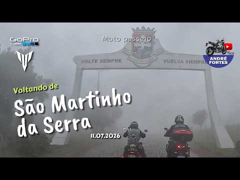 Moto passeio | Voltando de São Martinho da Serra RS | 11.07.2026