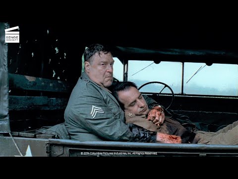 The Monuments Men: Jean-Claude gets shot (HD CLIP)