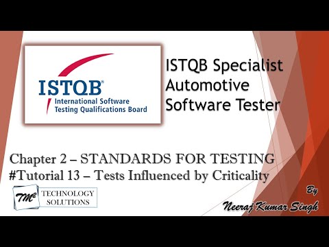 ISTQB Automotive Tester Introduction ISTQB Tutorials