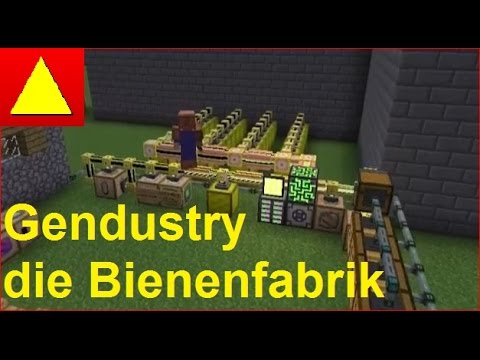 Bienen in Minecraft Grundlagen bis Massenproduktion komplett Gendustry Tutorial