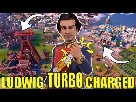 Civ 6 | Ludwig With These Two Wonders Is Unstoppable!!! – (#3 Deity Germany Civilization VI)