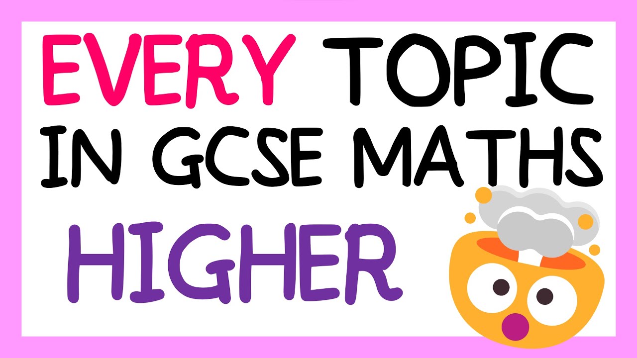 THE ULTIMATE REVISION VIDEO - HIGHER GCSE | GCSE 2025