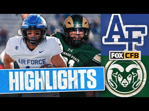 Air Force Falcons vs. Colorado State Rams Highlights | FOX College Football