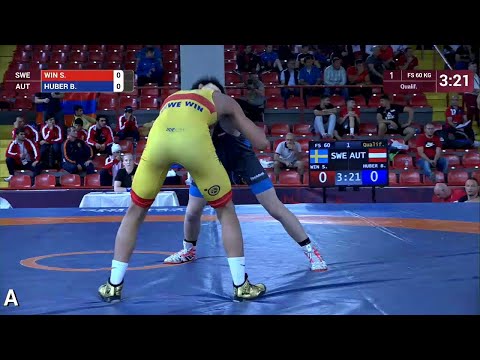 Qual. FS - 60 kg: S. WIN (SWE) v. B. HUBER (AUT)