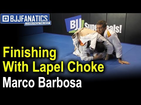 Finishing With Lapel Choke by Marco Barbosa
