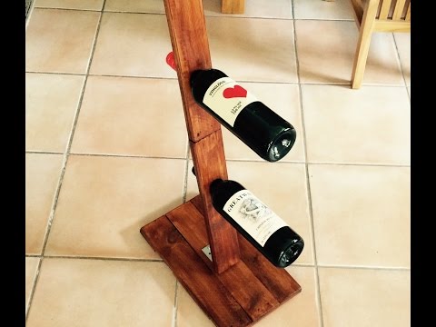 Weinständer aus alten Weinkisten | DIY