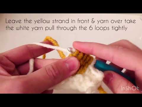How to Color Change and Bobble Stitch