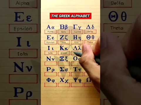 The Greek Alphabet